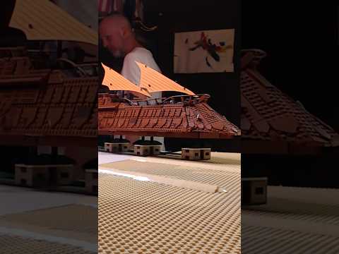 Lego Star Wars stop motion. A behind the scenes look. Animating Jabba's Sailbarge and Darth Maul
